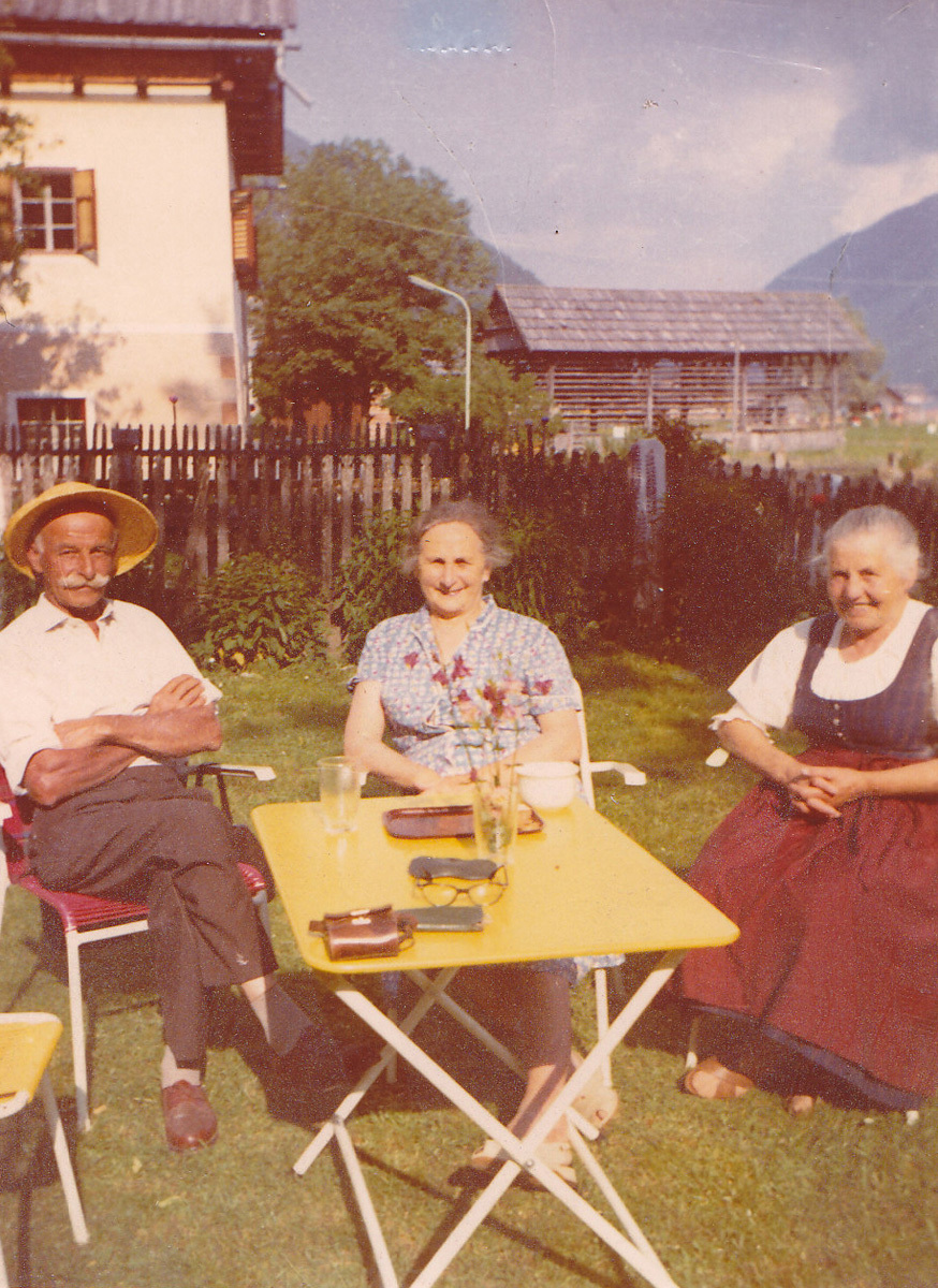 Anno 1978 - Chrischtl and Gretl Knaller expand the Gralhof “Häusl”, or main house.