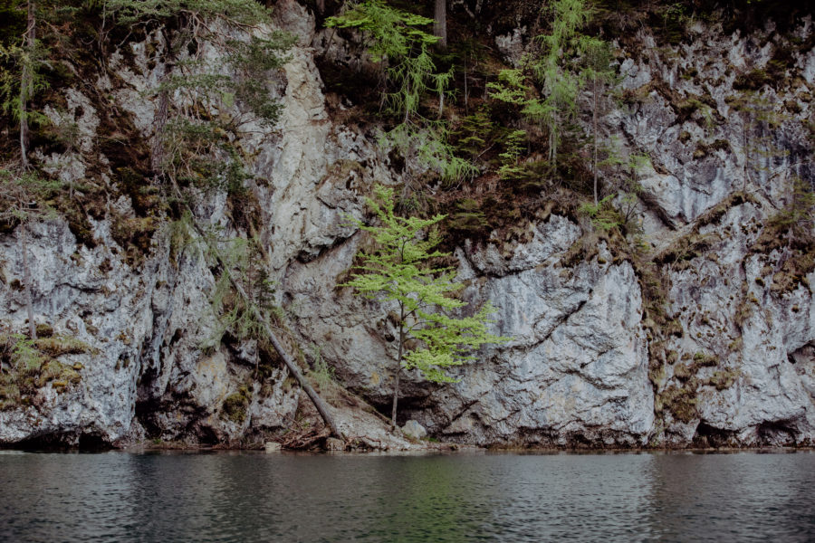 Kleine Steinwand Weissensee